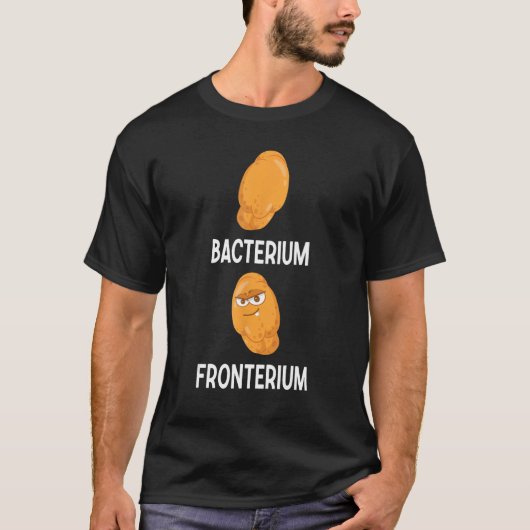 Bacterium Fronterium Bacteriology 18 T-shirt (Voorkant)