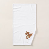 Bactrian Camel Design Monogrammed (Serviette à main)