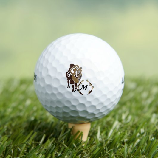 Bactrian Camel Monogram Golfballen (Insitu Shirt)