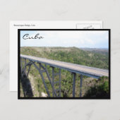 bacunayagua bridge briefkaart (Voorkant / Achterkant)