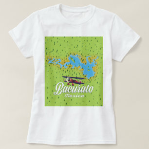 Bacurato mexico Meer kaart T-shirt