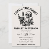 Bad 2 The Bone: een verjaardagsfeestje van twee ja Kaart (Voorkant)