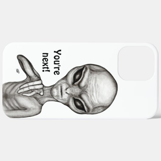 Bad Alien , You're next ! Case-Mate iPhone Case (Achterkant (horizontaal))