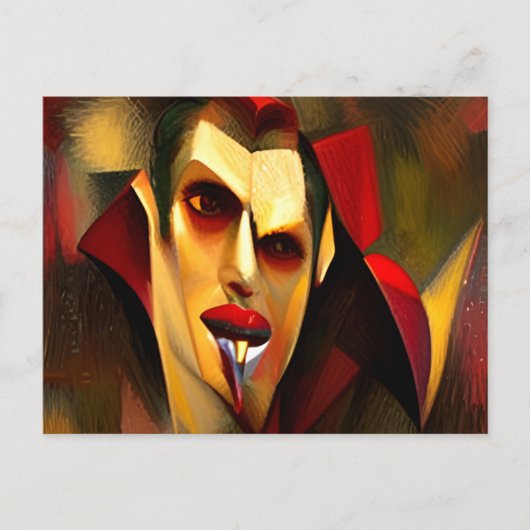 Bad Art #4 : Carte postale Vampire bizarre (Devant)