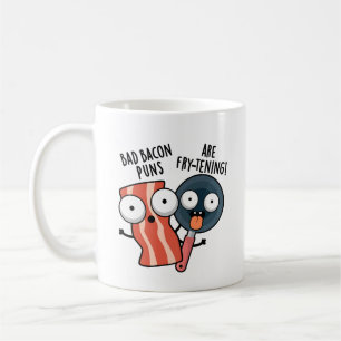 Bad Bacon Puns zijn frituren grappig eten woordspe Koffiemok
