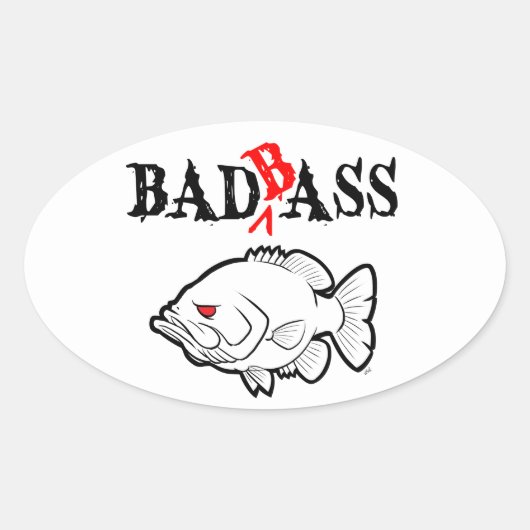 Bad Bass Stickers (Devant)