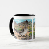 "Bad Bird" Roadrunner et Kokopelli New Mexico Mug (Devant gauche)