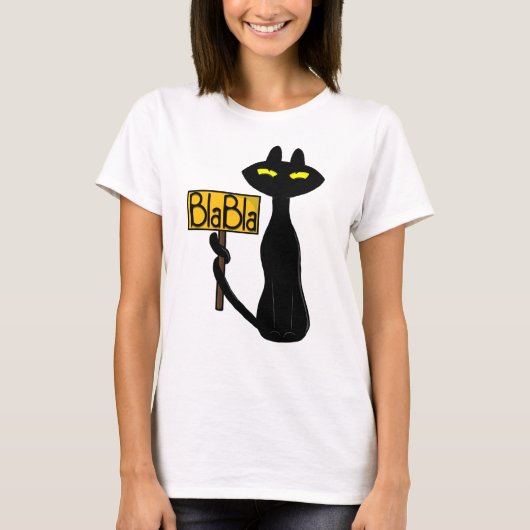 Bad Boogie - Le Chat- "BlaBla" T-Shirts (Devant)