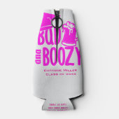 Bad & Boozy Afstuderen Fleskoeler - Aangepast Flesjeskoeler (Achterkant)