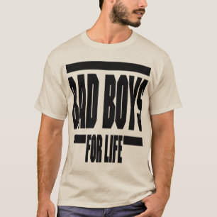 Bad Boys For Life T-shirt PNG, texte de gangster u