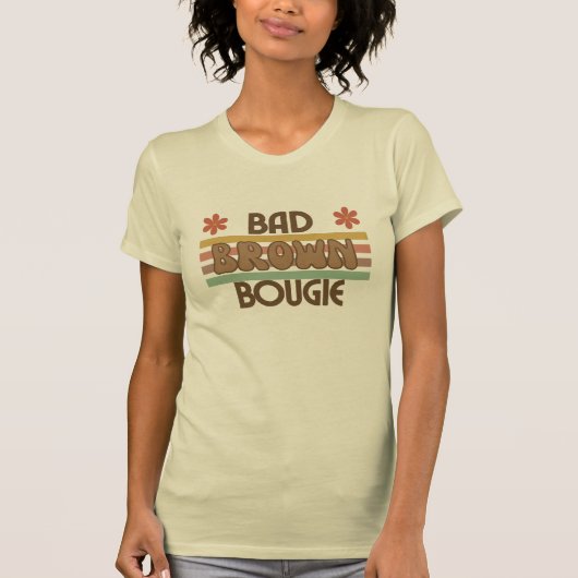 Bad Brown en Bougie T-shirt (Voorkant)