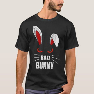 Bad Bunny Scary Rabbit Cool Dierenvriend T-shirt