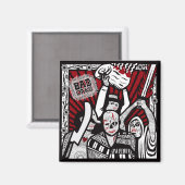 Bad Cake Album Hoesje Magnet Magneet (Voorkant / Achterkant)