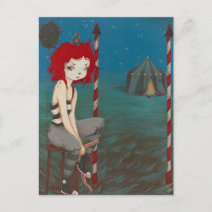 Bad Clown gothic horror Briefkaart