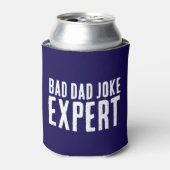 Bad Dad Joke Expert BOLD TYPOGRAFIE Blikjeskoeler (Blikje Voorkant)