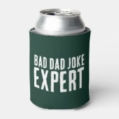 Bad Dad Joke Expert BOLD TYPOGRAFIE Blikjeskoeler (Blikje Voorkant)