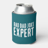 Bad Dad Joke Expert BOLD TYPOGRAFIE Blikjeskoeler (Blikje Voorkant)