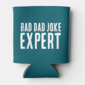 Bad Dad Joke Expert BOLD TYPOGRAFIE Blikjeskoeler (Voorkant)