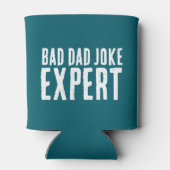 Bad Dad Joke Expert BOLD TYPOGRAFIE Blikjeskoeler (Achterkant)