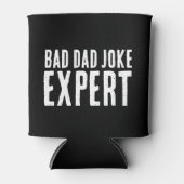 Bad Dad Joke Expert BOLD TYPOGRAFIE Blikjeskoeler (Voorkant)