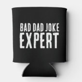Bad Dad Joke Expert BOLD TYPOGRAFIE Blikjeskoeler (Achterkant)
