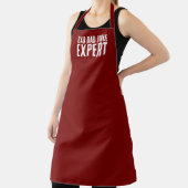 Bad Dad Joke Expert BOLD TYPOGRAFIE Schort (Insitu)