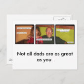 Bad Daddy-Briefkaart Briefkaart (Voorkant / Achterkant)