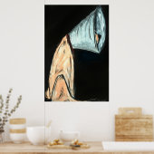 Bad Day, dog in cone poster (Cuisine)