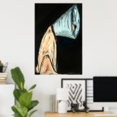 Bad Day, dog in cone poster (Bureau à domicile)