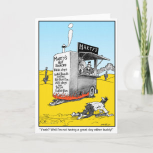 Bad Day Funny Humor Kaart