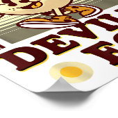 Bad Day To Be A Deviled Egg Funny Thanksgiving Egg Poster (Hoek)