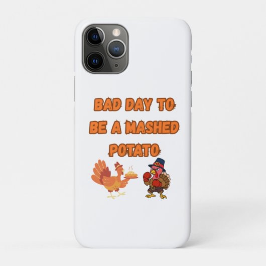 "BAD DAY TO BE A MASHED POTATO" Case-Mate iPhone CASE (Achterkant)