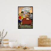 Bad Day Trader Funny Poster par Rick London (Cuisine)