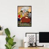 Bad Day Trader Funny Poster par Rick London (Bureau à domicile)