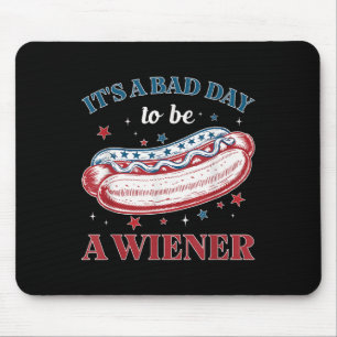 Bad Days Hotdog Wiener 4th July Patriottisch Onafh Muismat