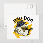 Bad Dog Briefkaart (Voorkant / Achterkant)