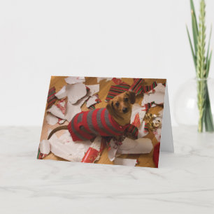 Bad Dog Christmas Kaart