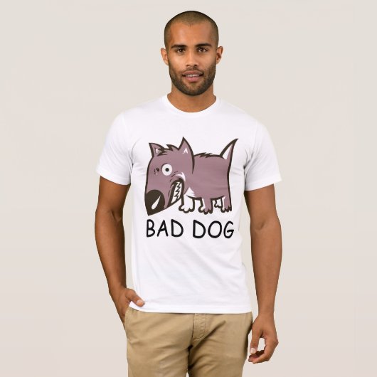 BAD DOG T-shirts amusants (Devant entier)