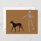 Bad Doggie Briefkaart (Voorkant / Achterkant)