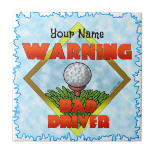 Bad Driver Golf Tegeltje