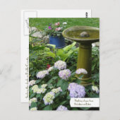  bad en Briefkaart Engelse tuin (Voorkant / Achterkant)