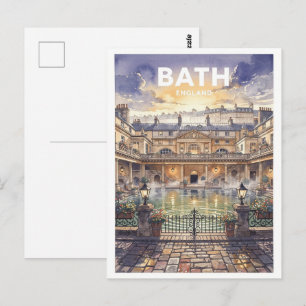 Bad Engeland Reis uit het verleden Briefkaart