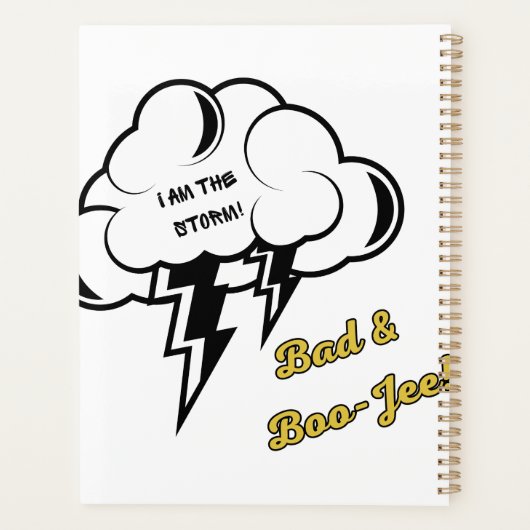 Bad et Boo-jee "I Am the Storm" gothique (Dos)