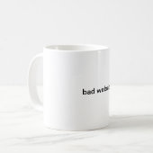 bad, expensive mug koffiemok (Voorkant links)