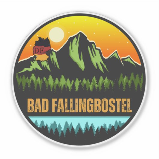 Bad Fallingbostel, Duitsland Sticker (Voorkant)