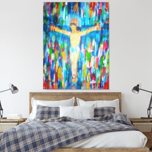 BAD FRIDAY CANVAS AFDRUK (Insitu (Slaapkamer))