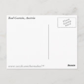 Bad Gastein, Oostenrijk Briefkaart (Achterkant)