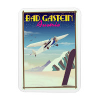 Bad Gastein Oostenrijk Snowboarden poster