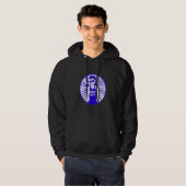 Bad Guy Hipster Tiger Pineapple Freethinker New Ag Hoodie (Voorkant volledig)