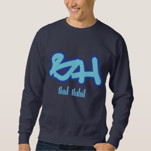 Bad Habit Logo Blue Trui